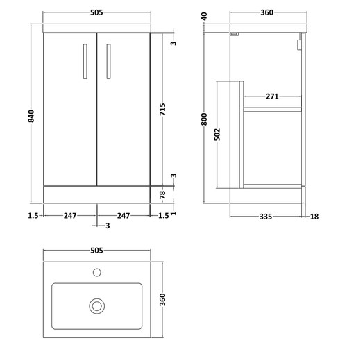 Dimensions