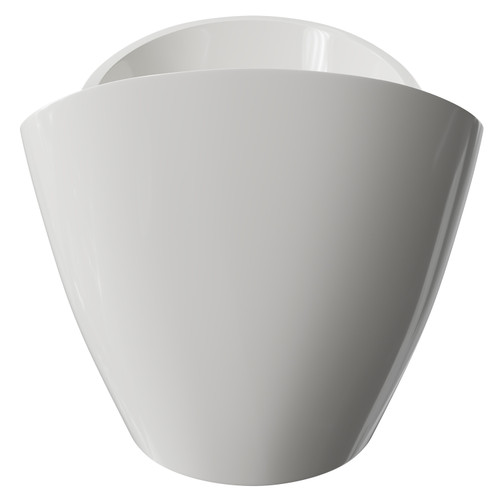 Perugia 1600mm x 780mm Double Ended Freestanding Slipper Bath View from Side