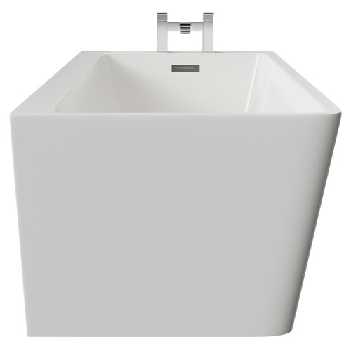 Ivy 1600mm x 740mm Right Hand Square Single Ended Freestanding Corner Fit Bath View from Top