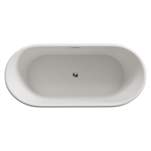 Monroe Traditional 1650mm x 780mm Freestanding Bath with Short Base View from Top