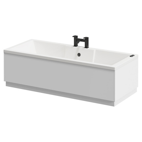 Legend 1700mm x 700mm Left Hand 12 Jet Matt Black V-Tec Single Ended Whirlpool Bath Right Hand View