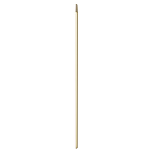 Proofvision Brushed Brass Face Plate For PV11 In-Wall Twin Electric Toothbrush Charger and PV12 Shaver Combo - PV11-BS-FR View from Side