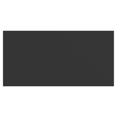 Napoli Matt Black 500mm Toilet Unit Top View