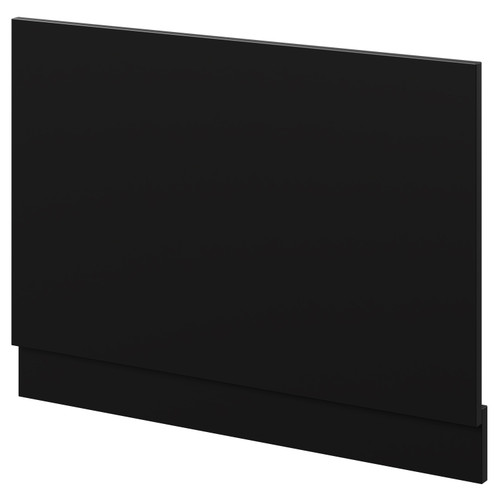 Napoli Matt Black MDF 750mm End Bath Panel with Panel Right Hand View