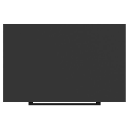 Napoli 390 Matt Black 600mm Wall Mounted Vanity Unit for Countertop Basins with 2 Drawers and Matt Black Handles View from Top