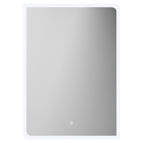 Somerset 500mm x 700mm Illuminated Dimmable LED Mirror with Demister and Touch Sensor View from Front