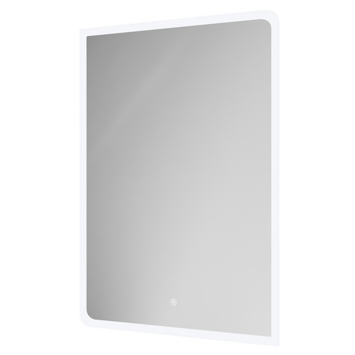 Somerset 600mm x 800mm Illuminated Dimmable LED Mirror with Demister and Touch Sensor Right Hand View