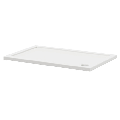Pearlstone Slip Resistant 1200mm x 760mm x 40mm Rectangular Shower Tray Right Hand View