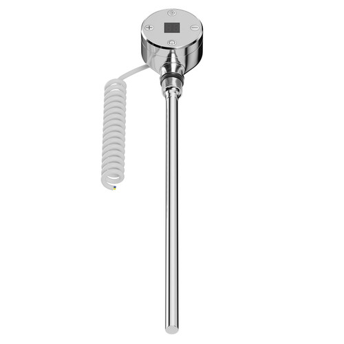 Dias Chrome 300 Watt Digital Electric Heating Element Front Hand View