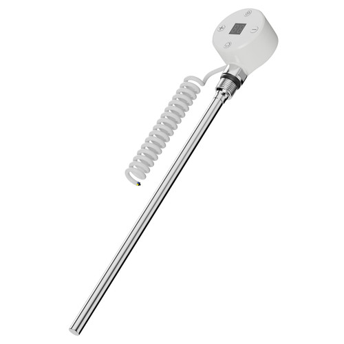 Dias White 300 Watt Digital Electric Heating Element Right Hand View