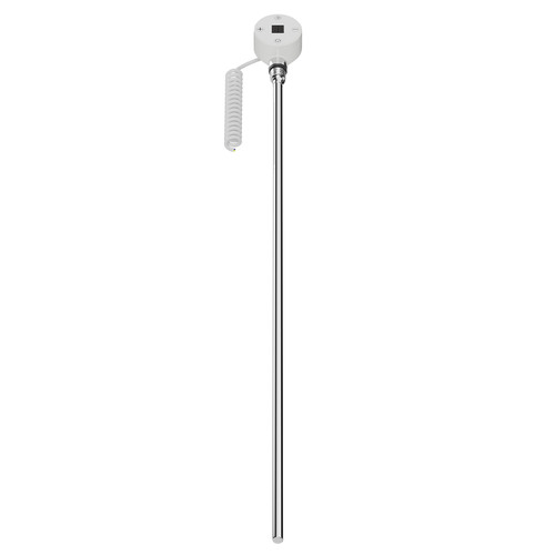 Dias White 1000 Watt Digital Electric Heating Element Front Hand View