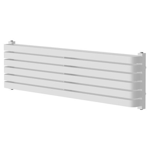 Empire White 340mm x 1200mm Horizontal Double Panel Radiator Right Hand Side View