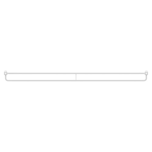 Empire White 288mm x 1600mm Horizontal Double Panel Radiator Top View From Above