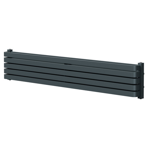 Empire Anthracite 288mm x 1600mm Horizontal Double Panel Radiator Right Hand Side View