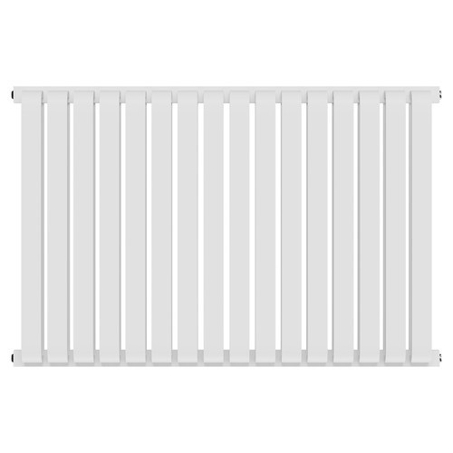 Empire White 600mm x 912mm Horizontal Double Panel Radiator Front View