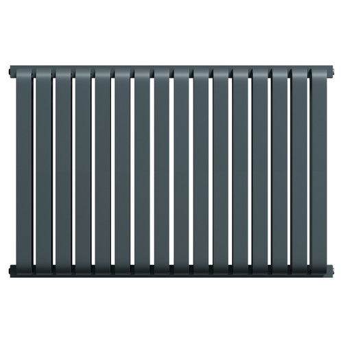 Empire Anthracite 600mm x 912mm Horizontal Double Panel Radiator Front View