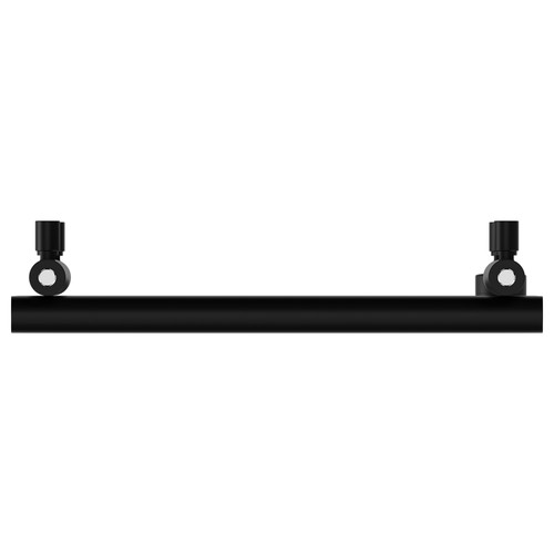 Finley Colore Matt Black 1750mm x 600mm Designer Digital Thermostatic Electric Heated Towel Rail View from Top