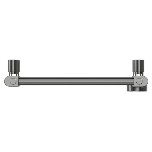 Pizarro Colore Gunmetal Grey 1600mm x 400mm Straight Digital Thermostatic Electric Heated Towel Rail View from Top