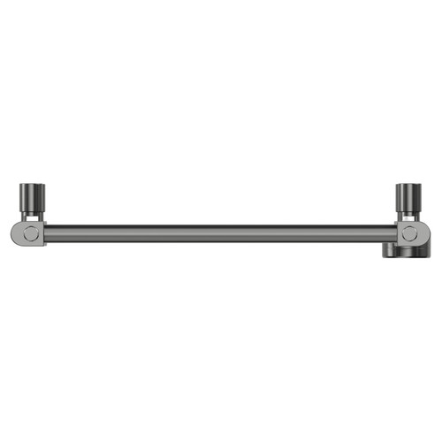 Pizarro Colore Gunmetal Grey 1000mm x 500mm Straight Digital Thermostatic Electric Heated Towel Rail View from Top