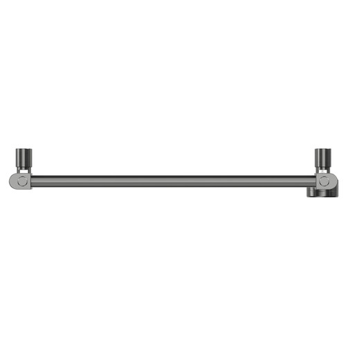 Pizarro Colore Gunmetal Grey 800mm x 600mm Straight Digital Thermostatic Electric Heated Towel Rail View from Top