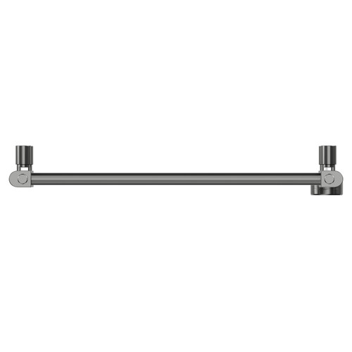 Pizarro Colore Gunmetal Grey 1200mm x 600mm Straight Digital Thermostatic Electric Heated Towel Rail View from Top