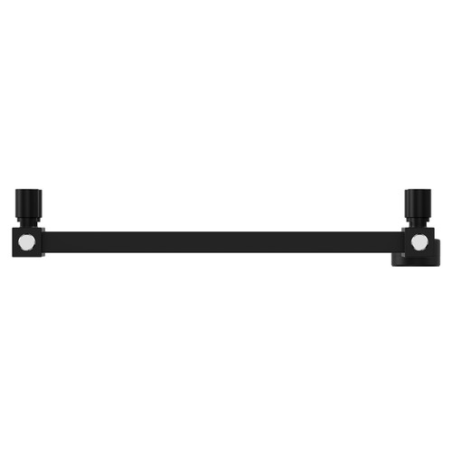 Blaine Colore Matt Black 1200mm x 500mm Straight Digital Thermostatic Electric Heated Towel Rail View from Top