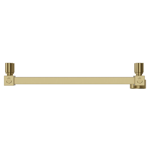 Blaine Colore Brushed Brass 1600mm x 500mm Straight Digital Thermostatic Electric Heated Towel Rail View from Top