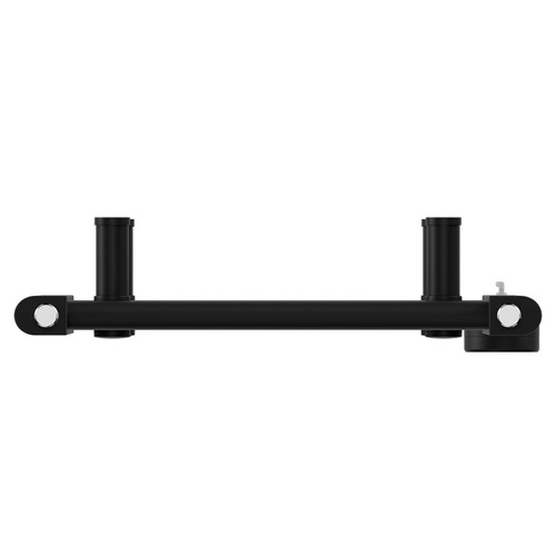 Pizarro Colore Matt Black 1600mm x 400mm Straight Digital Thermostatic Electric Heated Towel Rail View from Top
