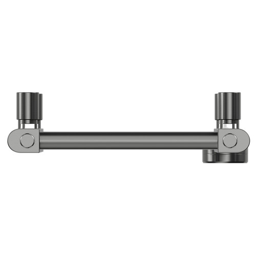 Pizarro Colore Gunmetal Grey 1600mm x 300mm Straight Digital Thermostatic Electric Heated Towel Rail View from Top