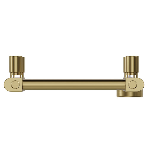 Pizarro Colore Brushed Brass 1800mm x 300mm Straight Digital Thermostatic Electric Heated Towel Rail View from Top