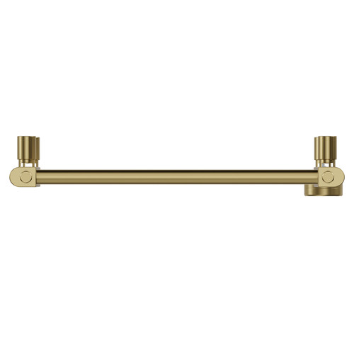 Pizarro Colore Brushed Brass 1800mm x 500mm Straight Digital Thermostatic Electric Heated Towel Rail View from Top