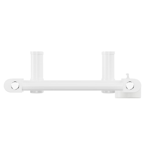 Pizarro White 1200mm x 300mm Straight Digital Thermostatic Electric Heated Towel Rail View from Top Pizarro White 1200mm x 300mm Straight Digital Thermostatic Electric Heated Towel Rail View from Top