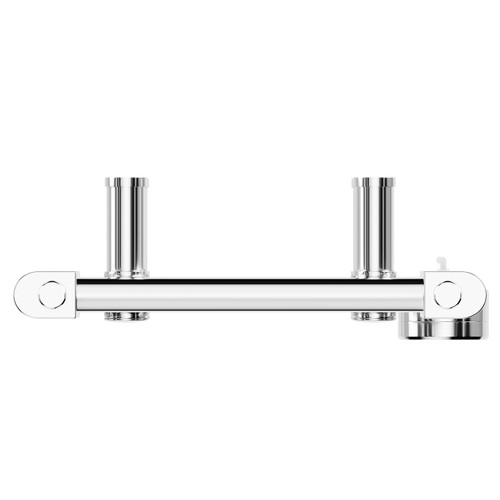 Pizarro Chrome 800mm x 300mm Straight Digital Thermostatic Electric Heated Towel Rail View from Top Pizarro Chrome 800mm x 300mm Straight Digital Thermostatic Electric Heated Towel Rail View from Top