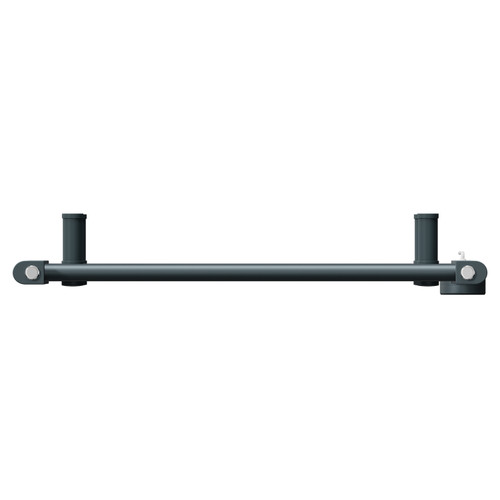 Pizarro Anthracite 1600mm x 600mm Straight Digital Thermostatic Electric Heated Towel Rail View from Top Pizarro Anthracite 1600mm x 600mm Straight Digital Thermostatic Electric Heated Towel Rail View from Top