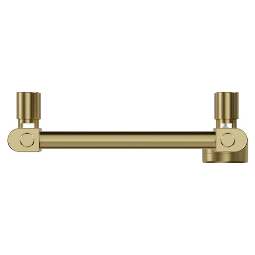 Pizarro Colore Brushed Brass 1000mm x 300mm Straight Digital Thermostatic Electric Heated Towel Rail View from Top
