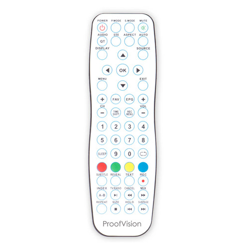 ProofVision Bathroom Television Spare Remote Control - PVRC02 Main