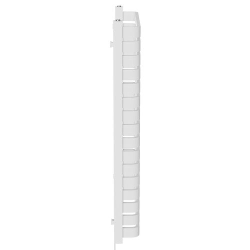 Empire White 912mm x 600mm Vertical Electric Single Panel Radiator View from Side