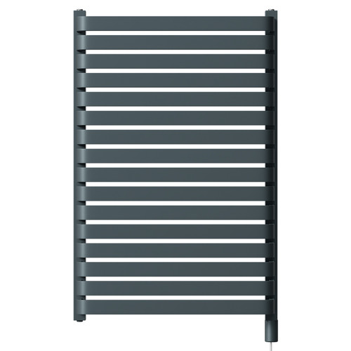 Empire Anthracite 912mm x 600mm Vertical Electric Single Panel Radiator Front View