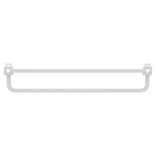 Empire White 756mm x 600mm Vertical Electric Double Panel Radiator View from Top