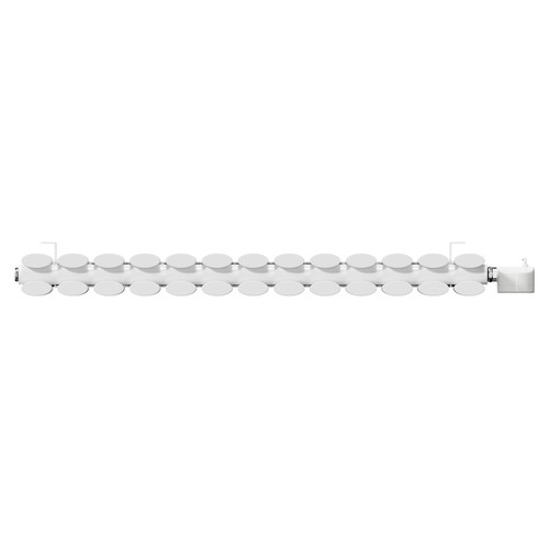 Boone White 600mm x 780mm Horizontal Digital Thermostatic Electric Double Panel Radiator Top View
