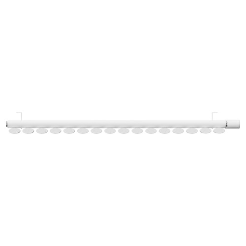 Boone White 600mm x 960mm Horizontal Electric Single Panel Radiator Top View