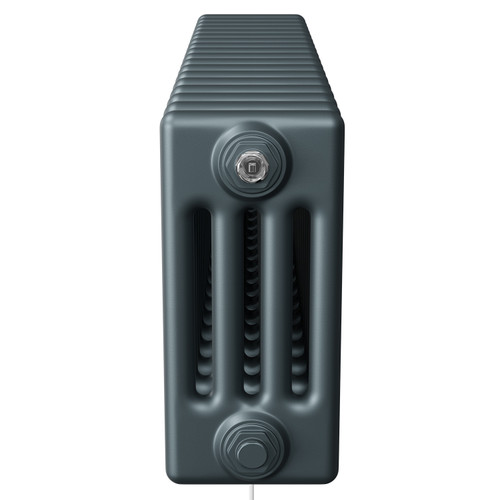 Colosseum Anthracite 300mm x 812mm Horizontal Electric Quadruple Column Radiator Side View