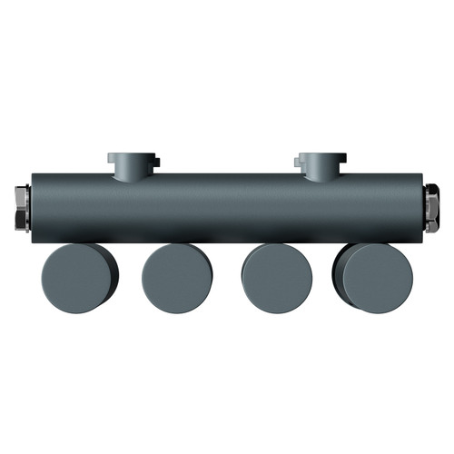 Sinclair Anthracite 1800mm x 195mm Vertical Single Panel Electric Radiator View from Top