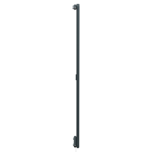 Sinclair Anthracite 1800mm x 295mm Vertical Single Panel Electric Radiator Side View