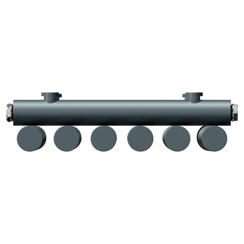 Sinclair Anthracite 1800mm x 295mm Vertical Single Panel Electric Radiator View from Top