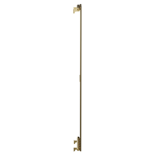 Hudson Colore Brushed Brass 1800mm x 376mm Vertical Single Panel Radiator View from Side