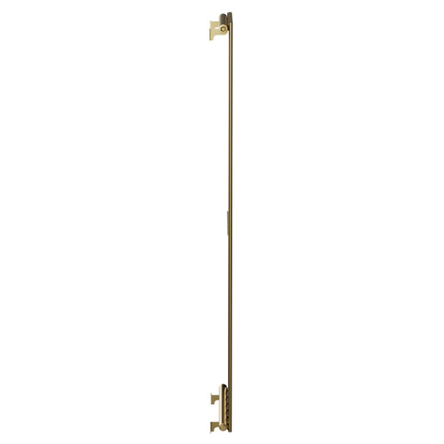 Hudson Colore Brushed Brass 1800mm x 452mm Vertical Single Panel Radiator View from Side