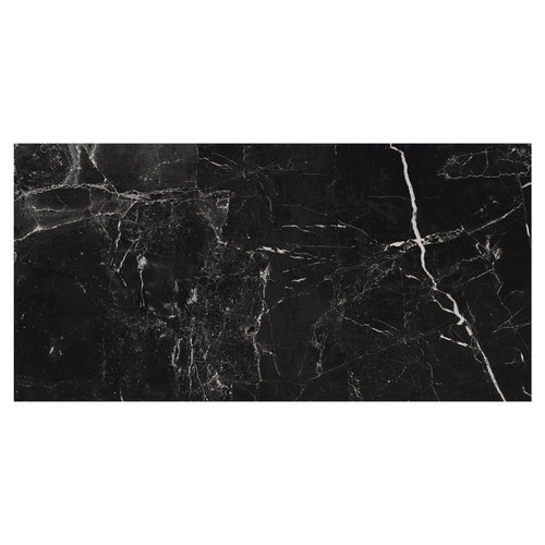 Marmo Morocco Black Matt 60cm x 120cm Porcelain Wall and Floor Tile Swatch 3