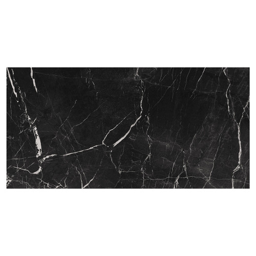 Marmo Morocco Black Matt 60cm x 120cm Porcelain Wall and Floor Tile Swatch 5