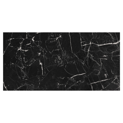 Marmo Morocco Black Matt 60cm x 120cm Porcelain Wall and Floor Tile Swatch 7